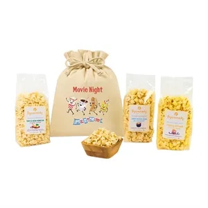 Blockbuster Premiere Popcorn Gift Bag | https://www.bestnamebadges.com