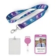 1 inch Dye Sublimation Lanyard | https://www.bestnamebadges.com