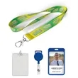 1 inch Full Color Lanyard-B | https://www.bestnamebadges.com