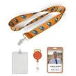 3/4 inch Full Color Lanyard-A | https://www.bestnamebadges.com