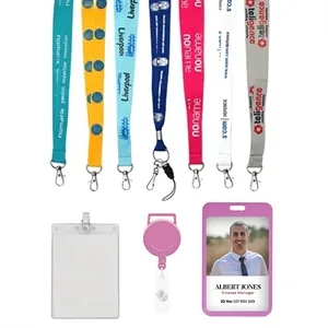 Lanyards Polyester Style | https://www.bestnamebadges.com
