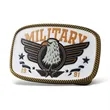 Rectangular UV Printed Belt Buckles  3"-4" | https://www.bestnamebadges.com