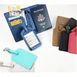 Passport Holder With Luggage Tag | https://www.bestnamebadges.com