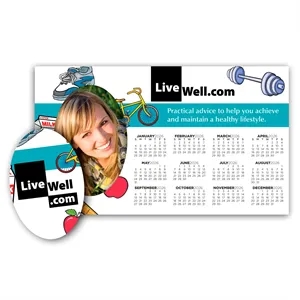 Picture Frame Magnet w/ Oval Punch Out | https://www.bestnamebadges.com