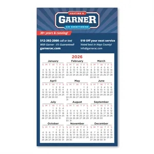 Calendar Square Corner Magnet 3 1/2 x 6 | https://www.bestnamebadges.com