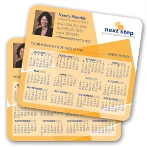 Double Sided Calendar Magnet | https://www.bestnamebadges.com