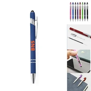 Multicolor Aluminum Stylus Ballpoint Pen