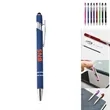 Multicolor Aluminum Stylus Ballpoint Pen | https://www.bestnamebadges.com