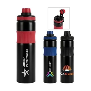 Payson 26 oz. Single Wall Recycled Stainless Steel Bottle | https://www.bestnamebadges.com