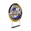 60" EuroFit Round Banner Display Kit | https://www.bestnamebadges.com