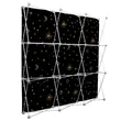 Deluxe GeoMetrix 9-Quad Back Wall Panel | https://www.bestnamebadges.com