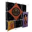 Deluxe GeoMetrix 9-Quad Back Wall Panel | https://www.bestnamebadges.com