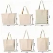 Reusable Cotton Canvas Tote Bag Custom Logo Printable | https://www.bestnamebadges.com