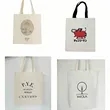 Reusable Cotton Canvas Tote Bag Custom Logo Printable | https://www.bestnamebadges.com