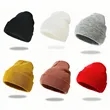Custom Embroidered Knit Beanie For Fall And Winter | https://www.bestnamebadges.com