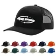Custom Mesh Trucker Cap With Embroidery Or Patch | https://www.bestnamebadges.com