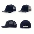 Custom Mesh Trucker Cap With Embroidery Or Patch | https://www.bestnamebadges.com
