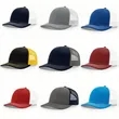 Custom Mesh Trucker Cap With Embroidery Or Patch | https://www.bestnamebadges.com