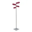 Wayfinding Arrow Sign Post Kit (with Four Signs) | https://www.bestnamebadges.com