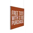 48" x 48" Aerial SEG Ceiling-Mount Kit | https://www.bestnamebadges.com