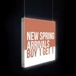 24" x 24" Aerial SEG Glo Ceiling-Mounted Kit | https://www.bestnamebadges.com