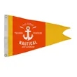 16" x 24" Polyester Burgee Flag Single-Sided | https://www.bestnamebadges.com