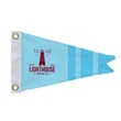 8" x 12" Polyester Burgee Flag Single-Sided | https://www.bestnamebadges.com