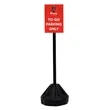 60" Rover Portable Sign Post Single-Sided Kit | https://www.bestnamebadges.com
