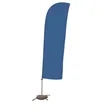 10.5' Solid-Color Blade Sail Sign Flag, 1-Sided, Scissor | https://www.bestnamebadges.com