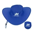 Foldable Polyester Cowboy Hat With Pouch | https://www.bestnamebadges.com