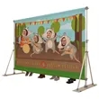 Headliner Quad Face Cutout Replacement Banner | https://www.bestnamebadges.com