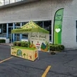 8' Outdoor Fitted Table Throw | https://www.bestnamebadges.com