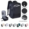 Travel Backpack For Men Women With USB Charging Port | https://www.bestnamebadges.com