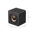 Splash Proof & Wireless Portable Wooden Bluetooth Speaker | https://www.bestnamebadges.com