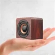 Splash Proof & Wireless Portable Wooden Bluetooth Speaker | https://www.bestnamebadges.com