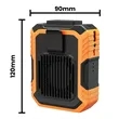 Portable 4000mAh Outdoor Waist Mounted Fan | https://www.bestnamebadges.com