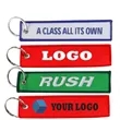 Embroidery Keychain Luggage Tag MOQ 100 | https://www.bestnamebadges.com