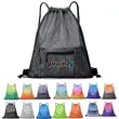 Mesh Pockets Water Resistant String Bag | https://www.bestnamebadges.com