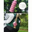 20Oz Collapsible Silicone Water Bottle With Loop | https://www.bestnamebadges.com