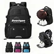 Water Resistant Sports Backpack With Shoe Compartment | https://www.bestnamebadges.com