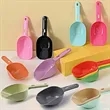 Colorful Plastic Pet Food Scoop With Hanging Handle | https://www.bestnamebadges.com