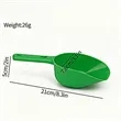 Colorful Plastic Pet Food Scoop With Hanging Handle | https://www.bestnamebadges.com