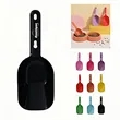 Colorful Plastic Pet Food Scoop With Hanging Handle | https://www.bestnamebadges.com