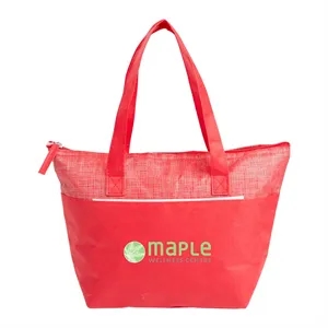 Mist Recycled 9-Can Non-Woven Tote Cooler