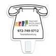 Magnet w/ Clip Phone | https://www.bestnamebadges.com