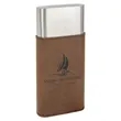 Leatherette Cigar Case w/ Cutter | https://www.bestnamebadges.com