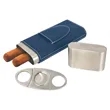 Leatherette Cigar Case w/ Cutter | https://www.bestnamebadges.com