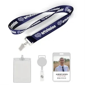 Nylon 1 inch Lanyard | https://www.bestnamebadges.com