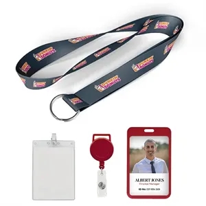 Nylon 5/8 inch Lanyard | https://www.bestnamebadges.com