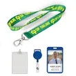 1 inch Nylon Lanyard | https://www.bestnamebadges.com
